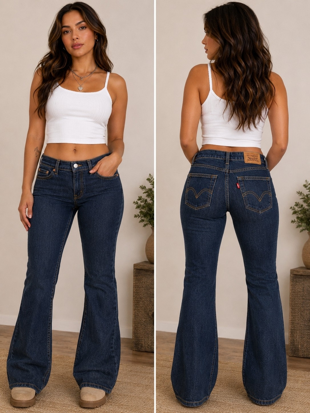 Early 2000s Levi’s Jeans Women’s Size 10M Dark Wash Bootcut Stretch Denim Y2K